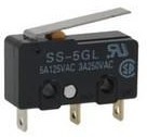 Маленький микро-концевой выключатель SS-5GL 5A 250VAC
