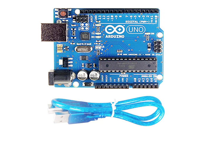 Arduino UNO R3 DIP  + экранированый USB  кабель