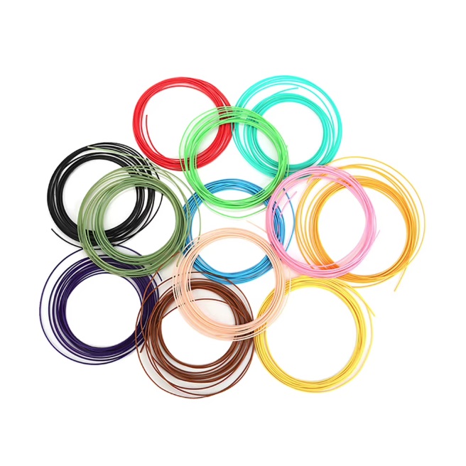 PLA 1,75 мм Fluo-yellow 5 м для 3D ручки
