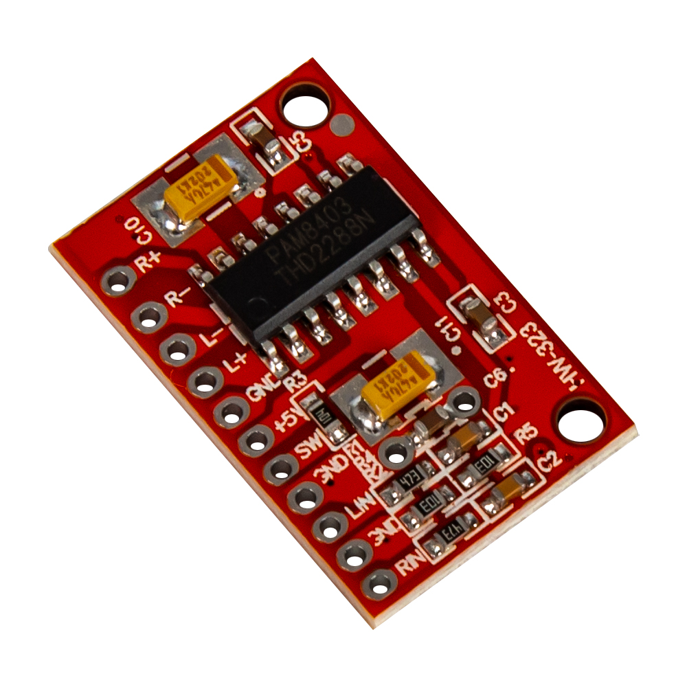 Мини цифровой аудио усилитель PAM8403, 2*3Вт 5в