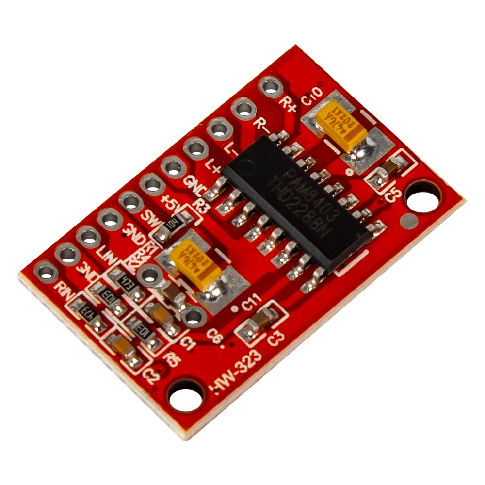 Мини цифровой аудио усилитель PAM8403, 2*3Вт 5в