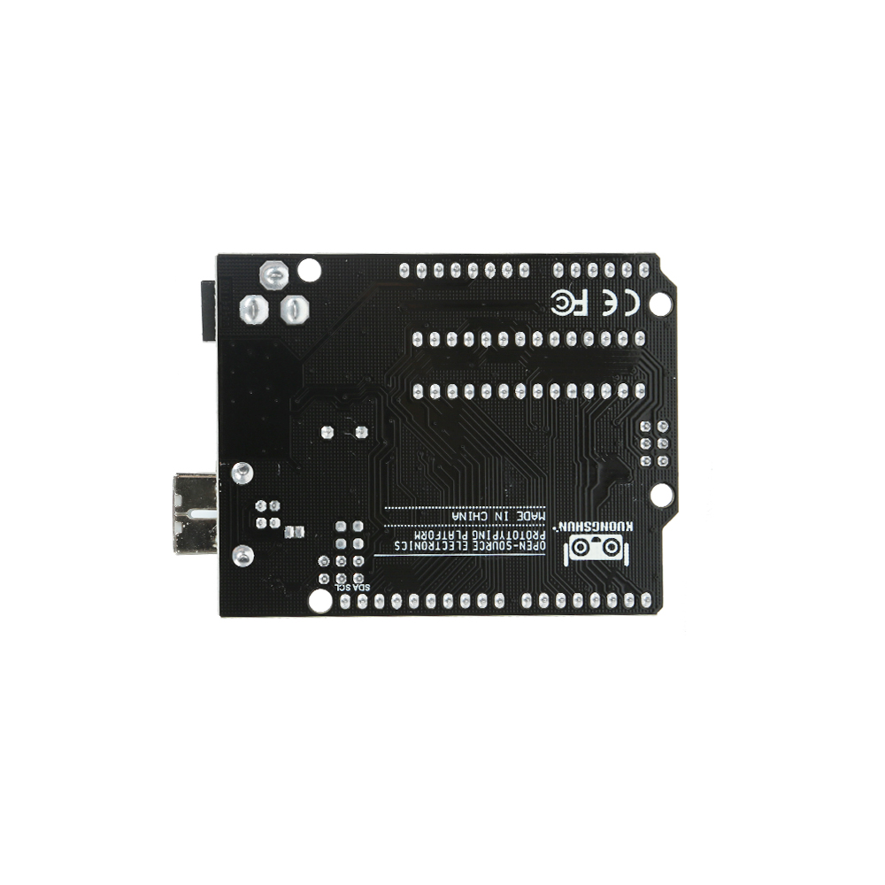 Контроллер Arduino UNO R3 KUONGSHUN DIP Atmega328P, с кабелем