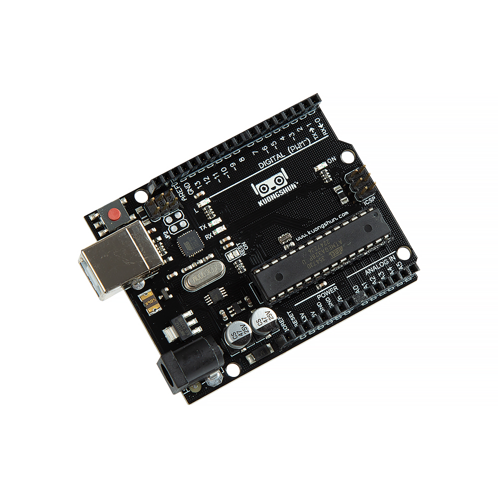 Контроллер Arduino UNO R3 KUONGSHUN DIP Atmega328P, с кабелем