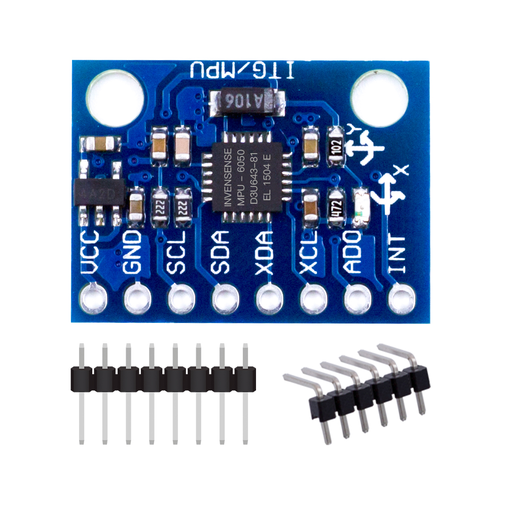 Трехосевой модуль гироскопа и акселерометра MPU-6050 GY-521