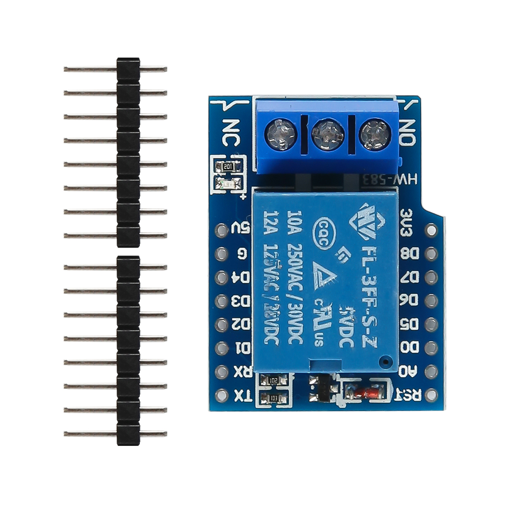 Плата расширения одноканальное реле 5в для котроллера Wemos D1 mini