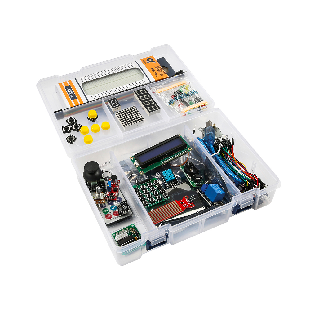 Набор Arduino Mega 2560 с логотипом в пластиковой коробке