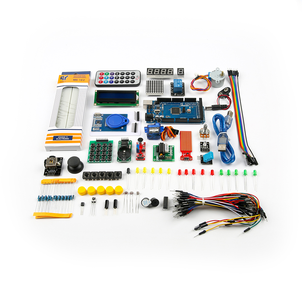 Набор Arduino Mega 2560 с логотипом в пластиковой коробке
