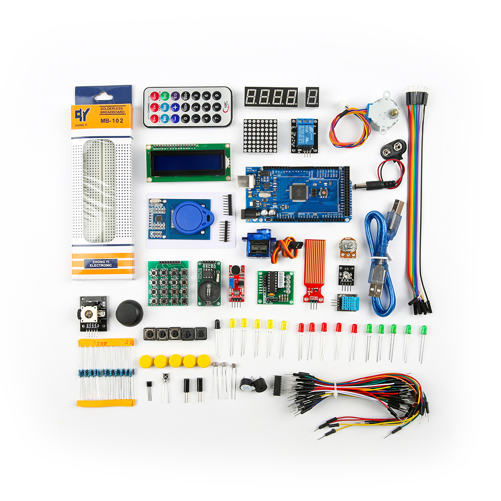Набор Arduino Mega 2560 с логотипом в пластиковой коробке