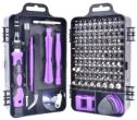 Набор многофункциональных отверток 115 в 1 (фиолетовый)