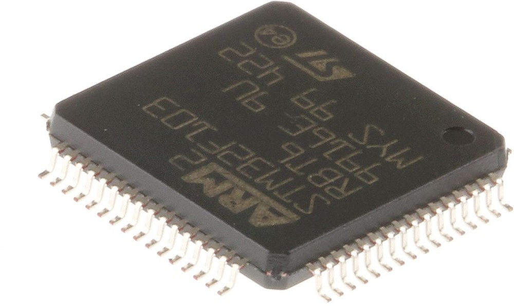 STM32F103RBT6, Микроконтроллер STM32, серия STM32F103 (C8T6 / RBT6 / RCT6 / RET6), оригинальный