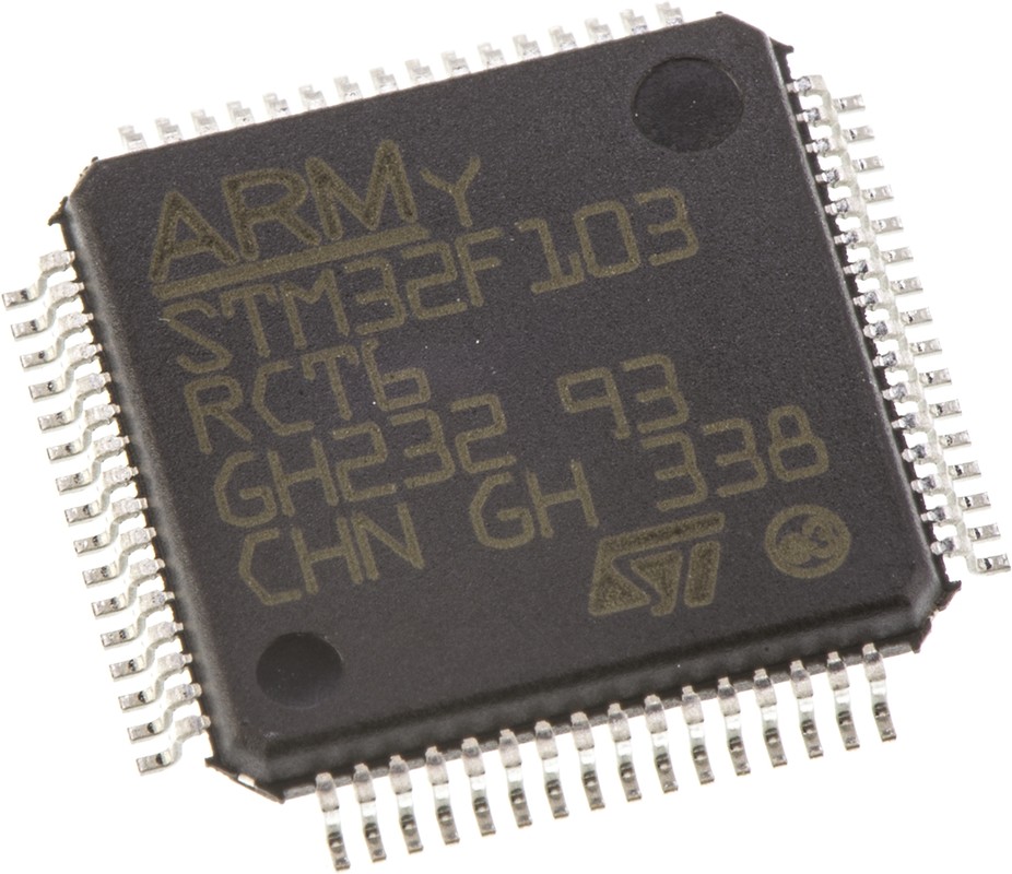 STM32F103RCT6, Микроконтроллер STM32, серия STM32F103 (C8T6 / RBT6 / RCT6 / RET6), оригинальный