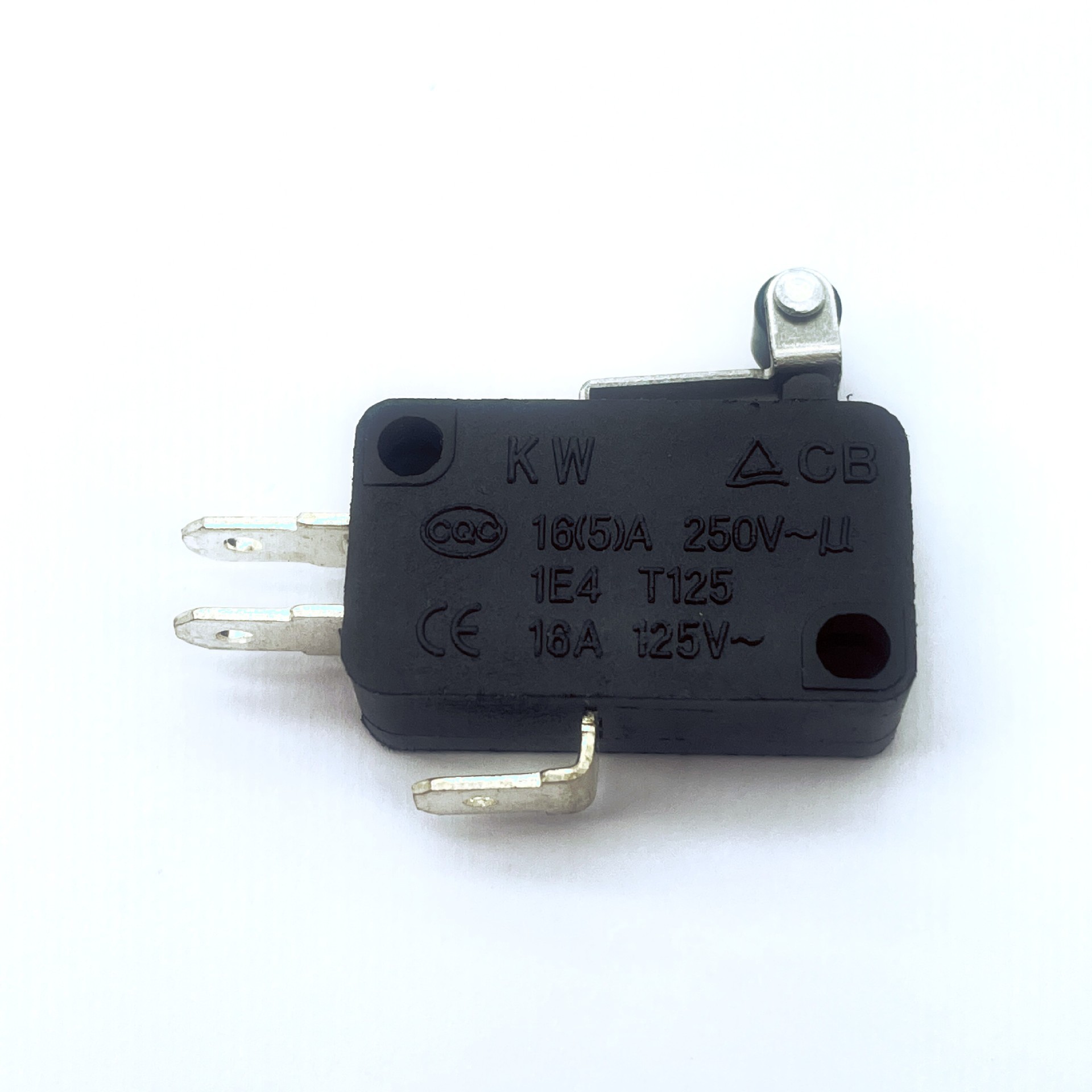 Микровыключатель KW7, концевые, с коротким рычагом и роликом