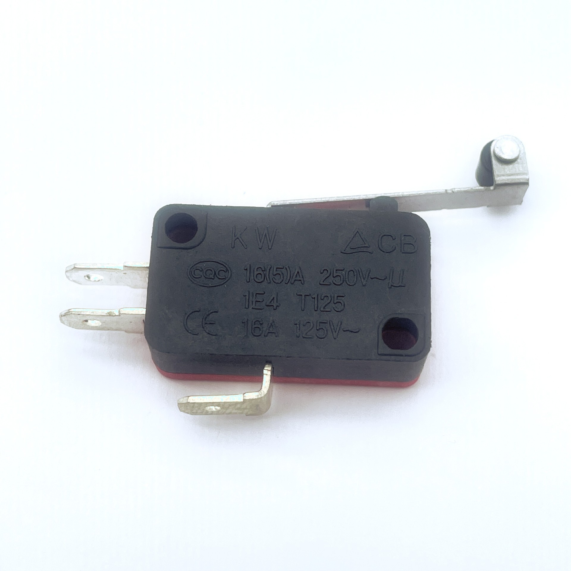 Микровыключатель KW7, концевые, с длинным рычагом и роликом