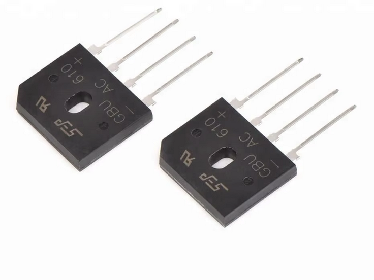 GBU610, Выпрямительный мост, 6А 1000В, корпус GBU