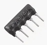 A474J, Резисторный массив, 470 кОм, [5P, шаг 2,54 мм]
