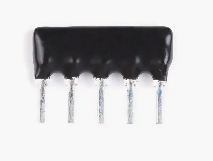 A511J, Резисторный массив, 510 Ом, [5P, шаг 2,54 мм]