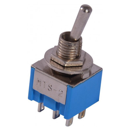 Тумблер MTS-202, 6конт/2полож