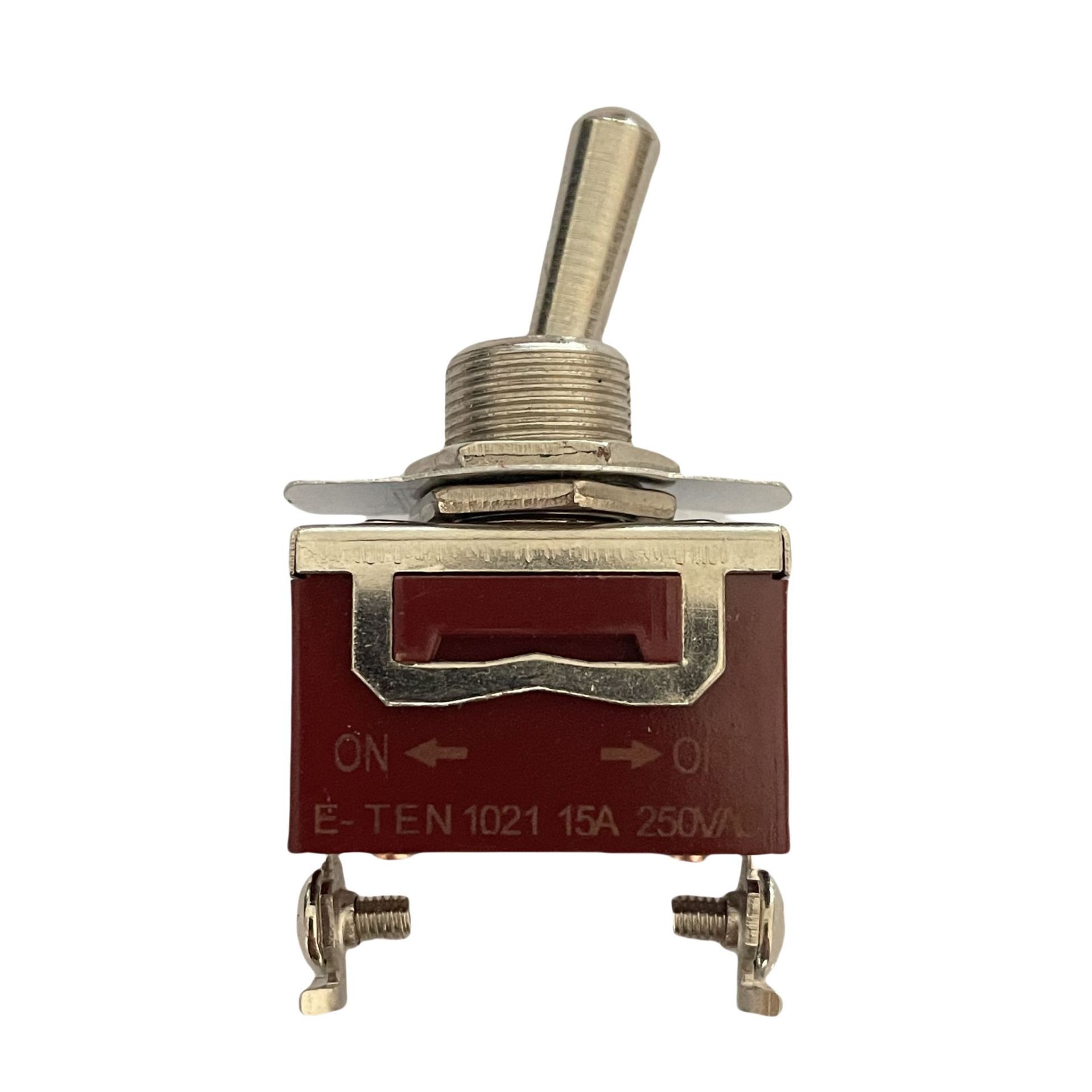 Тумблер E-TEN1021, 2конт/2полож, медно-коричневый