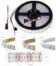 Адресная светодиодная лента WS2812B RGB5050 (белая, гибкая, 5В, 74 LED/м, 1 метр, IP65, водонепроницаемая)