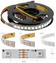 Адресная светодиодная лента SK9822 APA102C RGB5050 (белая, 5В, 30 LED/м, 5м, IP65, водонепроницаемая)