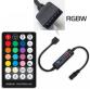 Контроллер RGBW LED ленты 5050 (28 кнопок, 5PIN, 5-24В, без аккумулятора)