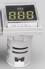 Светодиодный частотомер AD16-22DSHZ (20-75Гц, 22мм, квадратный корпус, LED, белый)