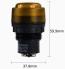 Взрывозащищенный индикатор BD0803 (AC/DC24-36В, 30мм, антикоррозийный, LED, желтый)