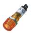 Миниатюрный светодиодный индикатор XD10-3 (DC12В, 10мм, LED, желтый)