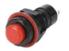Красная кнопка DS-211 (10 мм, 2 контакта, самоблокирующаяся, круглая)