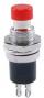 Красная кнопка PBS-110 (2 контакта, 7 мм резьба, мгновенного действия, нормально замкнутая, 3А/125В 1А/250В)