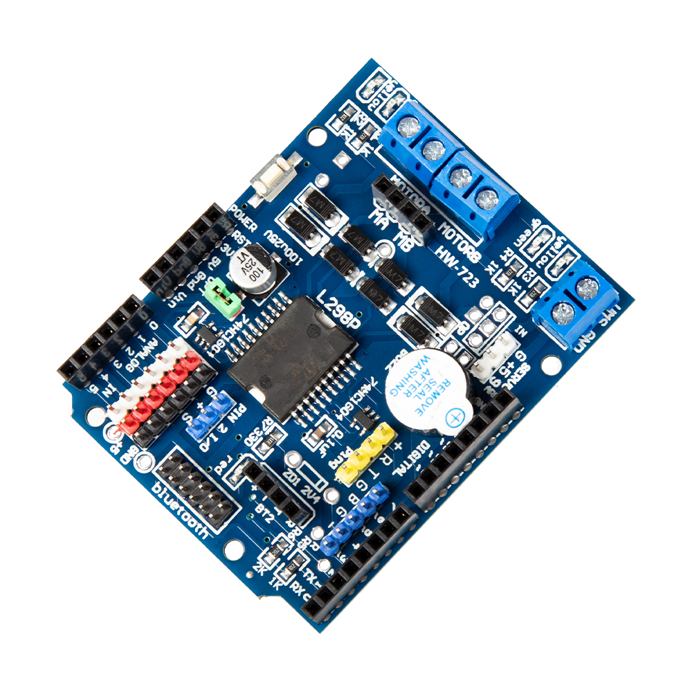 Плата расширения драйверя двигателей L298P