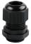 Кабельный ввод PG13.5 (черный, нейлон, влагозащищенный, без шайбы)
