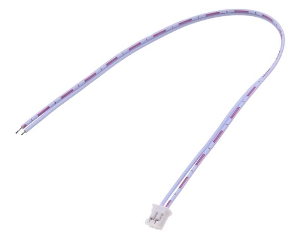 Односторонний штекерный разъем PH2.0мм 2P (красно-белый провод 1007 26AWG, 15см)