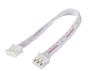 Двусторонний коннектор PH2.0 3P Female (прямой, красный и белый провод, 1007 26AWG, 10 см)
