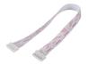 Двусторонний коннектор PH2.0 6P Female (прямой, красный и белый провод, 1007 26AWG, 30 см)