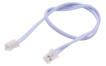 Двусторонний коннектор PH2.0 2P Female (прямой, красный и белый провод, 1007 26AWG, 50 см)