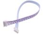 Двусторонний коннектор PH2.0 5P Female (прямой, красный и белый провод, 1007 26AWG, 50 см)