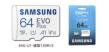Карта памяти Micro SD Samsung EVO Plus (64 Гб, 160 МБ/с, U1, A1, V10)
