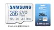 Карта памяти Micro SD Samsung EVO Plus (256 Гб, 130 МБ/с, U3, A2, V30)