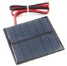 Капельная солнечная панель 3V 150MA (с кабелем 15см, 3В, 150мА, 60x55мм, для тестов зарядки телефона)