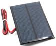Капельная солнечная панель 3.5V 250MA (с кабелем 30см, 3.5В, 250мА, 60x120мм, для тестов зарядки телефона)