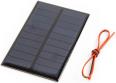 Капельная солнечная панель 5V 250MA (с кабелем 15см, 5В, 250мА, 69x110мм, для тестов зарядки телефона)