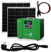 Солнечная электростанция SPS-500W 12В 500Вт комплект (с акб, инвертор 500Вт, моно панели 120Вт 2 шт, кабель EU, кабель для панелей)