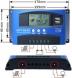 MPPT Солнечный контроллер 50А 12/24В (двойной USB, LCD дисплей, автомат заряд)