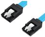 Кабель данных SATA 3.0 высокоскоростной синий (прямой коннектор, 26AWG, длина 50 см)