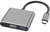 Адаптер USB 3.1 Type-C - (HDMI+USB 3.0+PD) темно-серый
