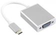 Адаптер USB 3.1 Type-C - VGA HD 1080P серебристый (алюминиевый корпус)