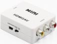 Белый конвертер HDMI - AV (1080P, 60 Гц)