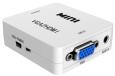 Белый конвертер VGA - HDMI (1080P, 60 Гц)