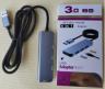 Адаптер USB - USB 3.0 4-портовый хаб GL3510 (высокое качество, кабель 1.2)